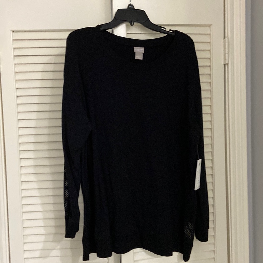 Chico’s Zenergy Mesh Mix Tunic